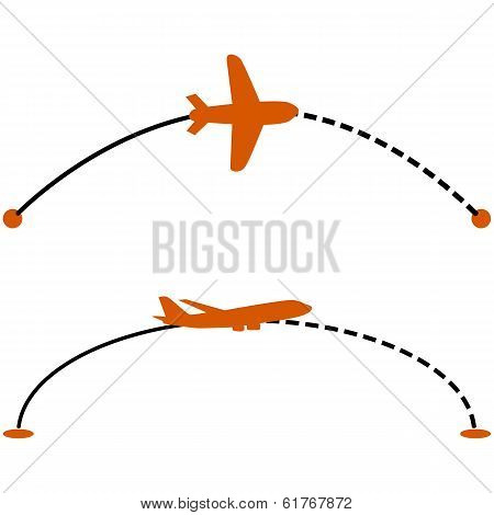 Plane Route