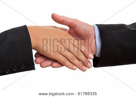 Handclasp, Isolated Background