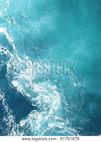 Churning Blue Water