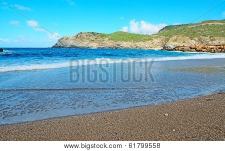 Small Waves And Sand