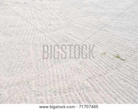 Abstract Background : Sand Texture Backbround From Golf Course