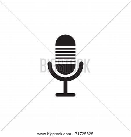 Microphone Vector Icon Design