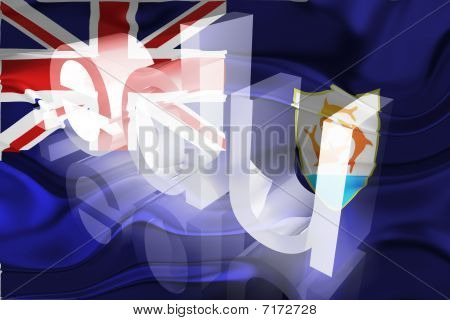 Anguilla dalgalı eğitim bayrağı