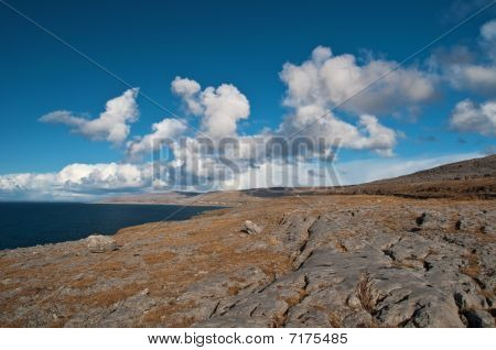 Bellissimo paesaggio scenico vibrante e Seacape West Ireland