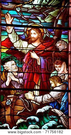 stained glass window