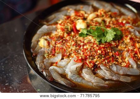 Fresh Spicy  Lime Shrimp - Asia Food