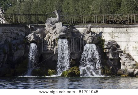 Caserta Royal Palace Garden fountain