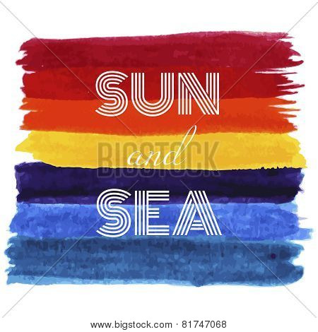 Abstract Stylish Watercolor Background