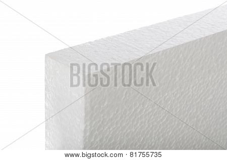 Styrofoam Panel Isolated