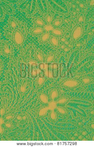 Floral ornate wallpaper texture