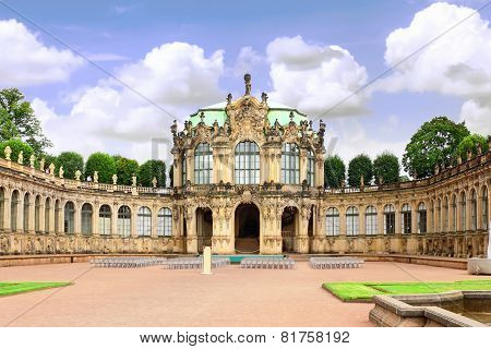 Zwinger Palace (der Dresdner Zwinger) In Dresden