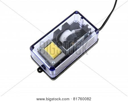 Aquarium Air Compressor (pump)on White