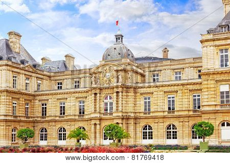 Luxembourg Palase  In Paris, France.