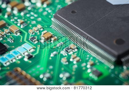 Electronic Board Closeup