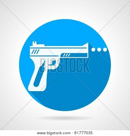 Flat vector icon for airgun