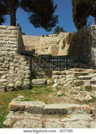 antiken Ruinen in jerusalem