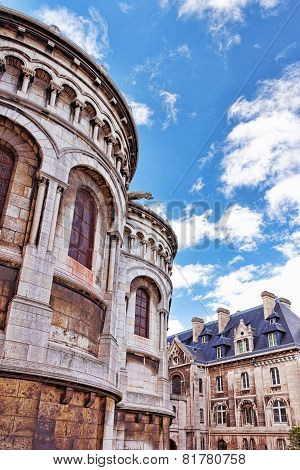 Sacre Coeur Cathedral On Montmartre , Paris