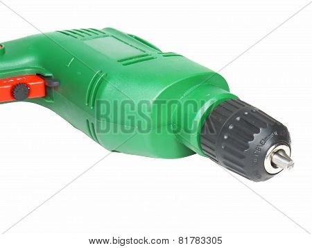 Electric Drill Isolated On White Background