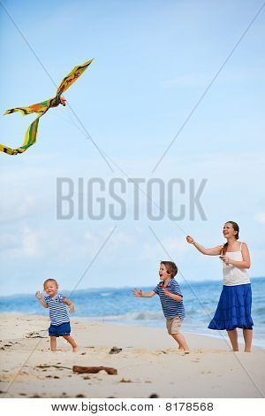 Diversão de praia