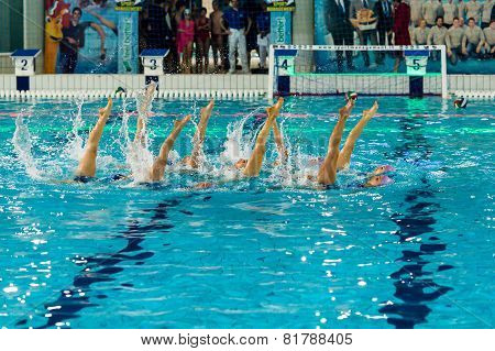 Milan - January 10: Syncro Team  Bpm Sport Management Performing Competes Free Combination During Th