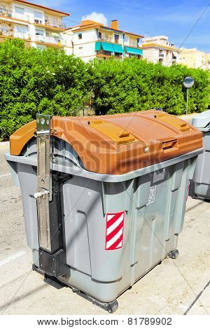 Variety dumpsters.