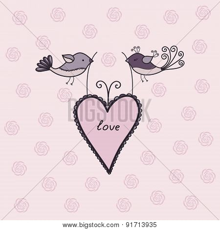 Couple Of Cute Birds