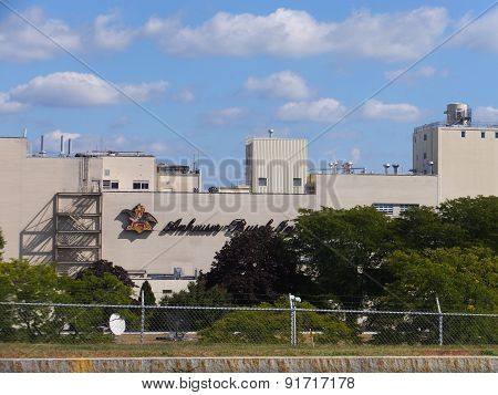 Anheuser-Busch brewery in Merrimack, New Hampshire
