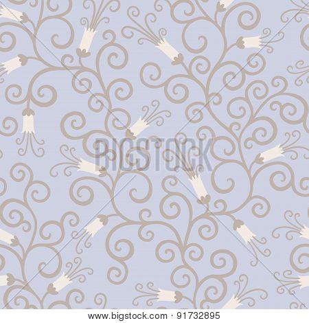 Seamless Background With Flowers