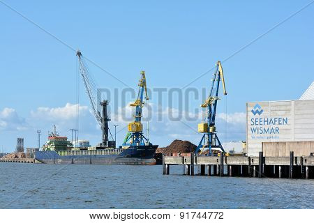 the harbor of Wismar