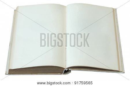 blank open book, vector