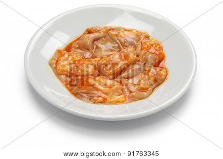 abomasum, rennet bag, reed tripe, korean barbecue ingredient