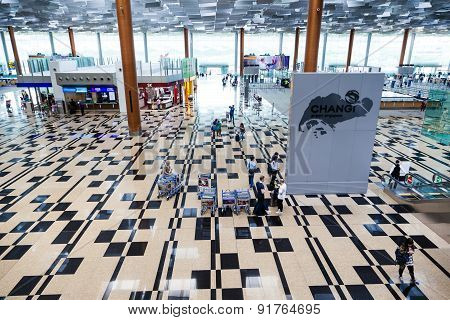 Singapore Changi International Airport Departure Hall