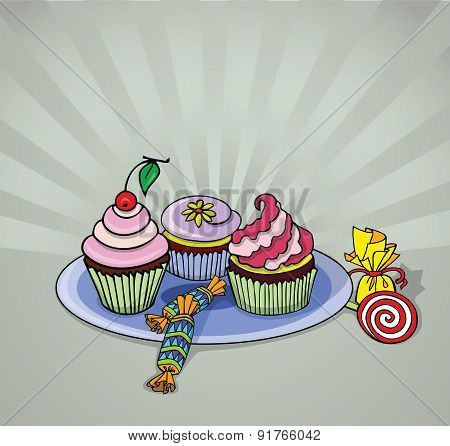 Sweet Stuff On The Plate