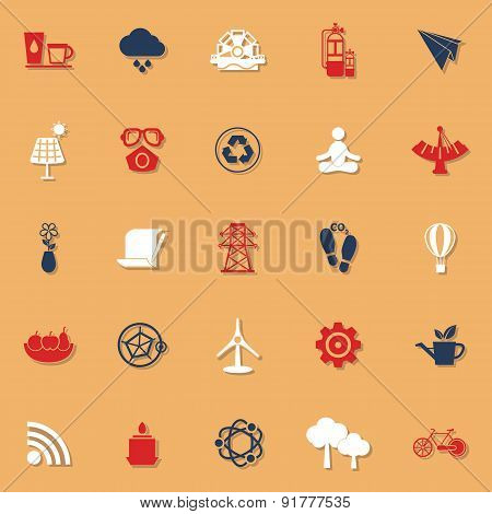 Clean Concept Classic Color Icons With Shadow