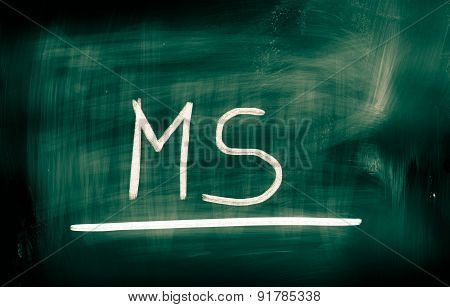 Multiple Sclerosis Concept