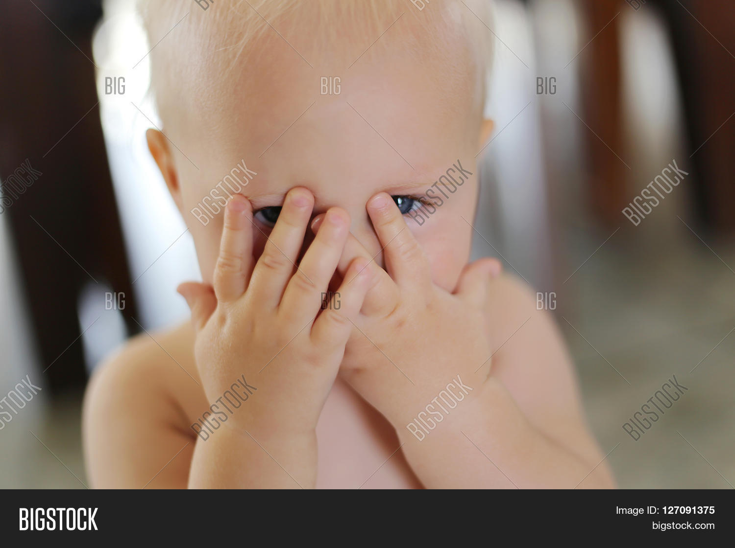 Baby Covering Face Her Image & Photo (Free Trial) Bigstock