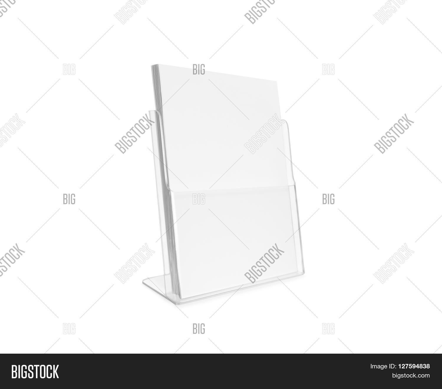 blank flyer mockup image photo free trial bigstock