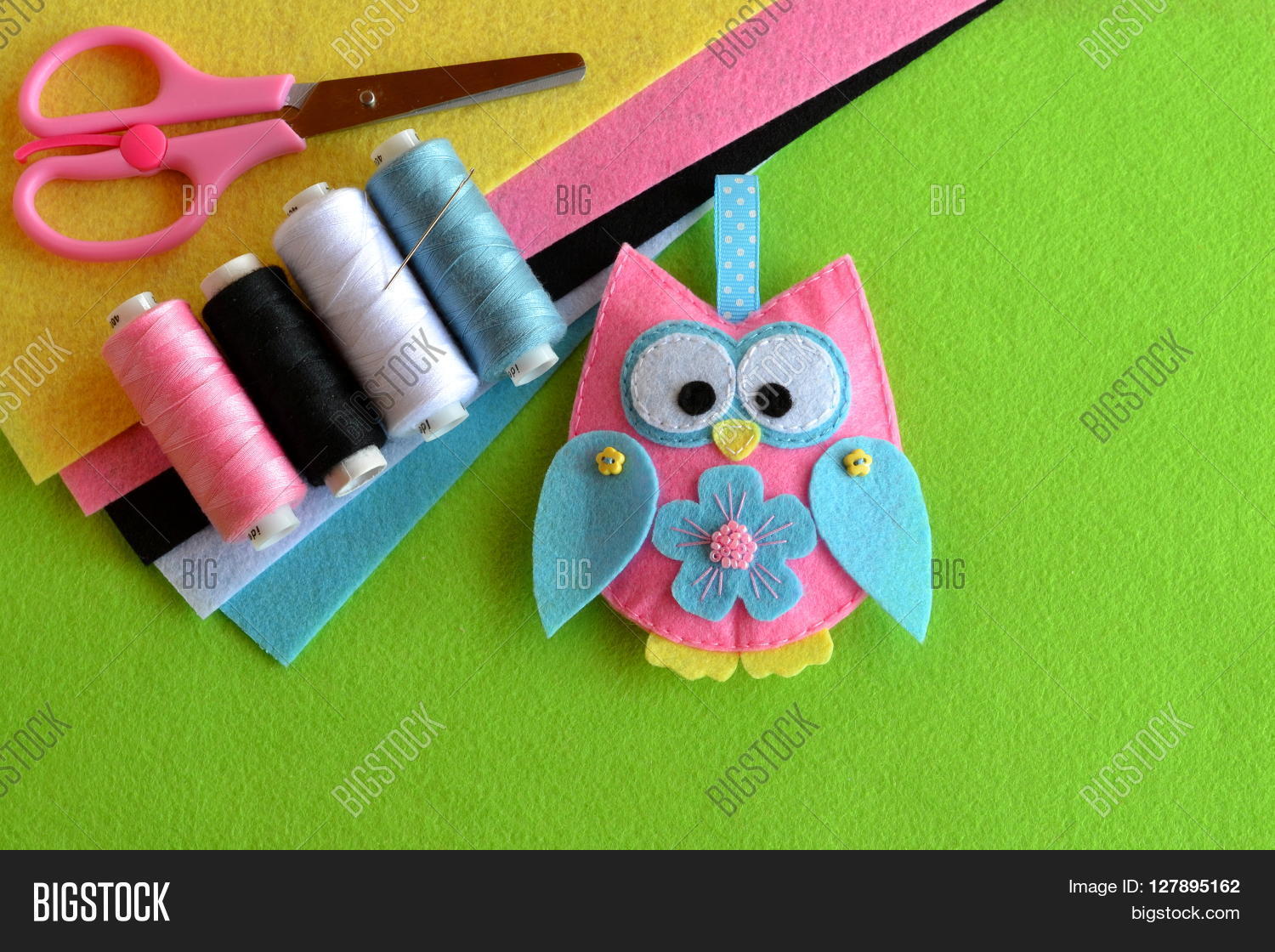 Felt Owl Embellishment Image & Photo (Free Trial) Bigstock