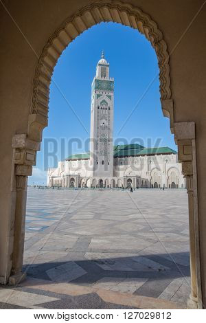 Hassan II Mosque in Casablanca, Morocco.
