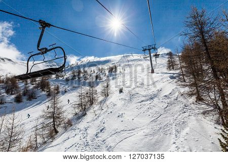 Ski Resort Les Orres, Hautes-alpes, France