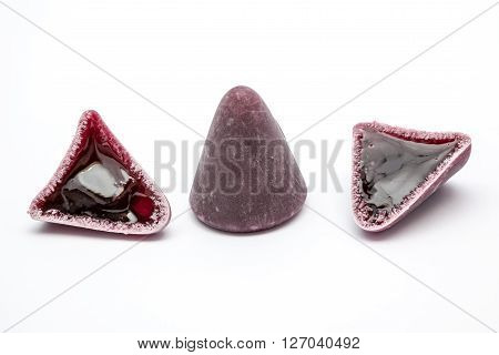 This pyramid shape of an cuberdons is a very tasty candy from Ghent