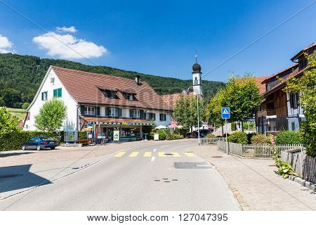 Views Of The Small Village Boppelsen In The Canton Of Zurich