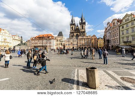 Exterior Views Of Buildings In Prague