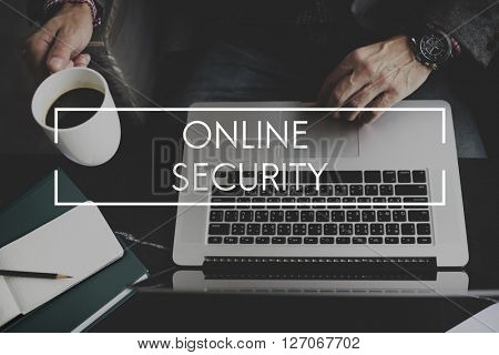 Online Security System Privacy Protection Technology Concept