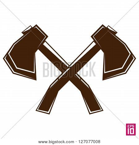Vector 2 crossed axes label monochrome color.