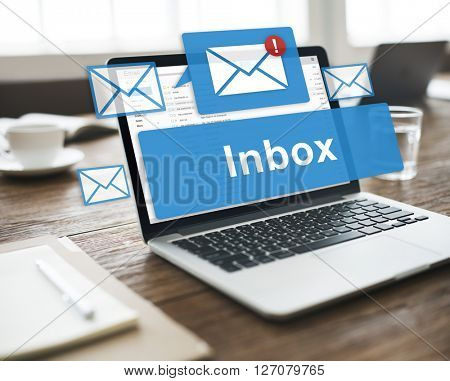 Email Inbox Electronic Communication Graphics Concept
