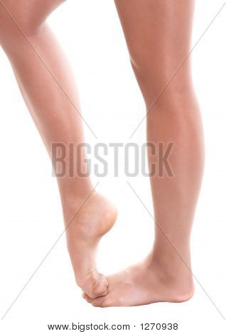 Legs Of Ballet Dancer Girl