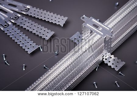 Fasteners for plasterboard, plasterboard fastening, set of building fasteners, building materials, steel fasteners for repair, construction works, modern building materials, screws for construction