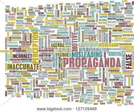 Propaganda as a Message Concept Abstract Art