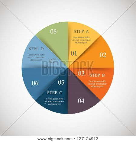 Vector Circle Infographic